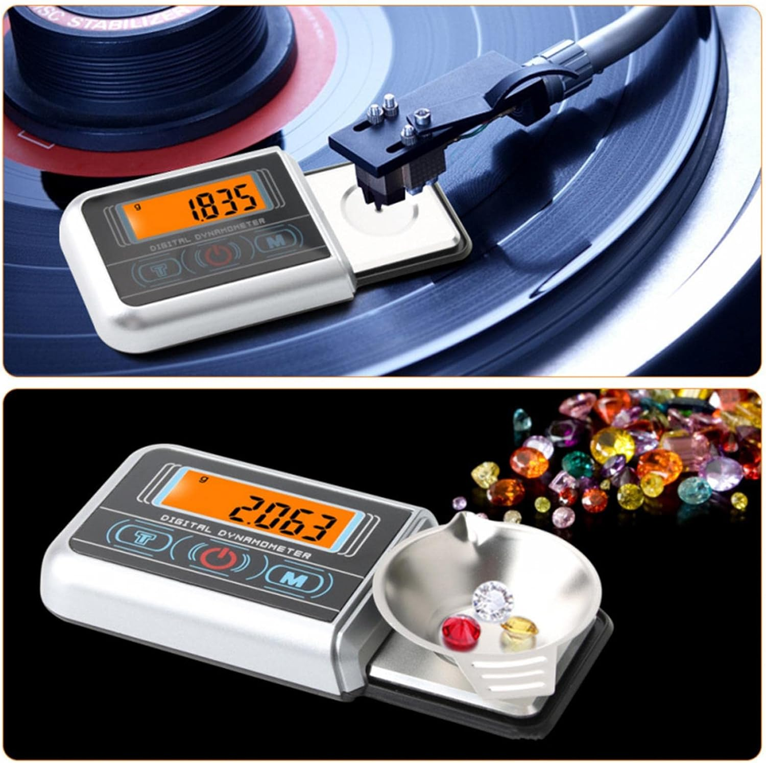 High Digital Turntable Stylus Force Scale for Tonearm Phono Cartridge Lab Scale Portable image number 6