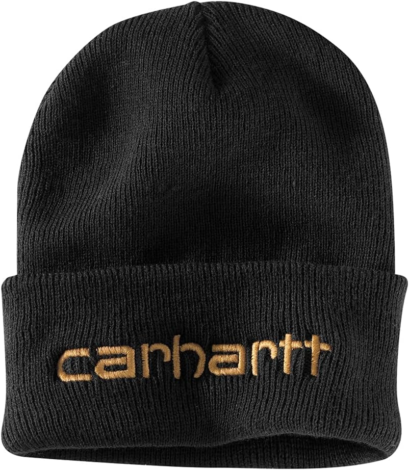 CARHARTT Men'S Knit Insulated Logo Graphic Cuffed Beanie