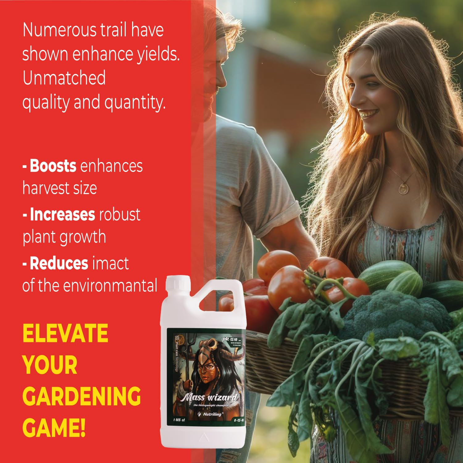 Bloom Booster Fertilizer as Hydroponic Nutrients. Use It in Soil, and General Hydroponics - Mass Wizard 0-15-16 - Phosphorus and Potassium Fertilizers. Big Bud Liquid Fertilizer - 1L