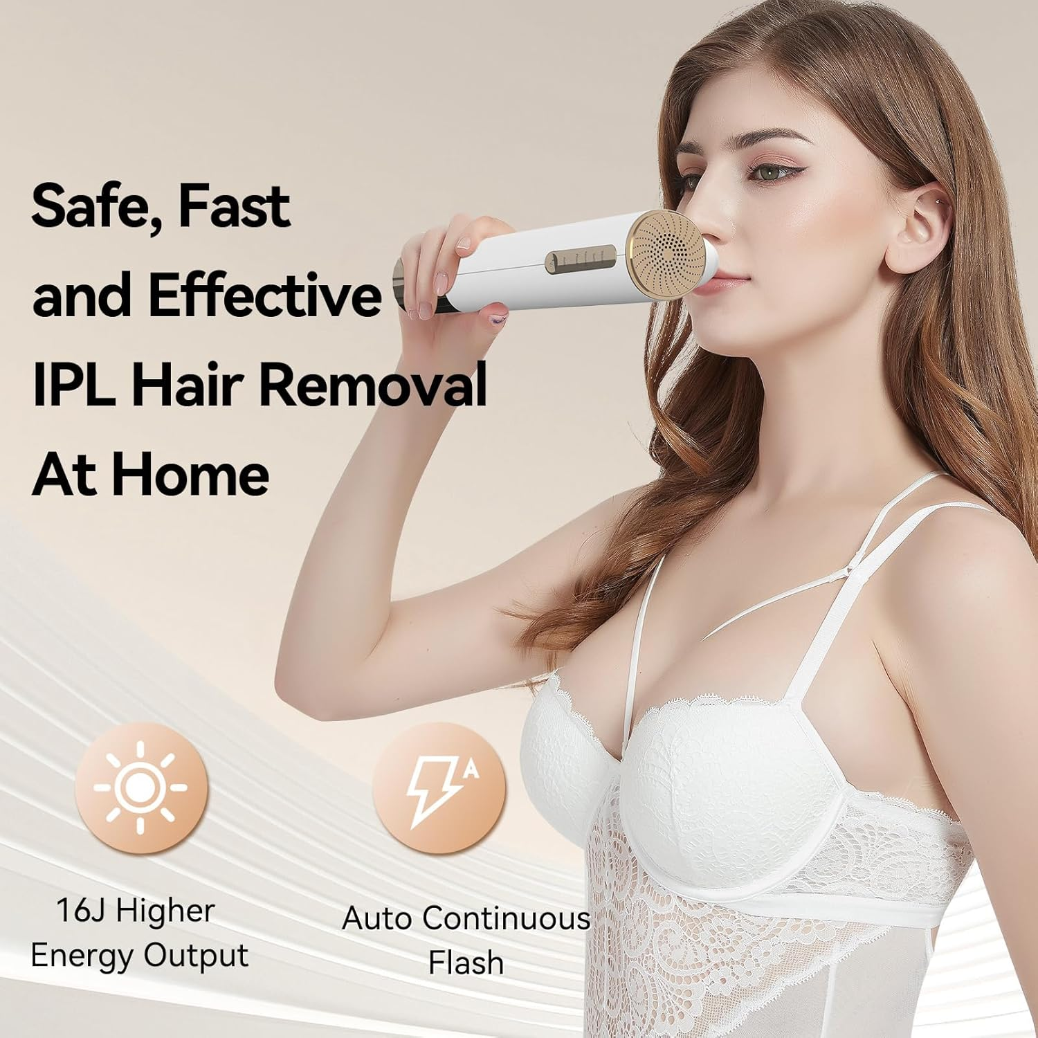 LESCOLTON IPL Hair Removal, 3 Heads Painless Laser Hair Removal Device for Men and Women - Epilation for Body and Face image number 3