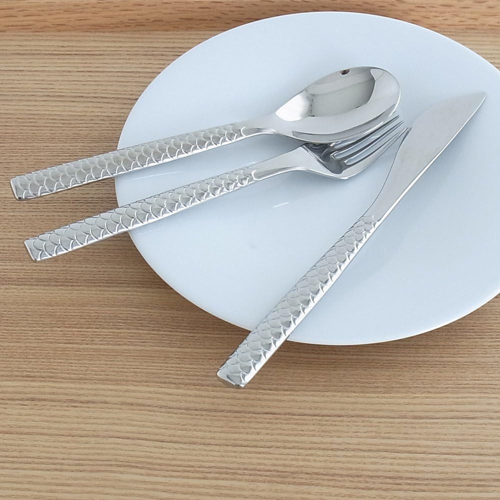 Alessi FM23/17 Colombina Fish Fish Forks in 18/10 Stainless Steel Mirror Polished (Set of 6), Silver image number 6