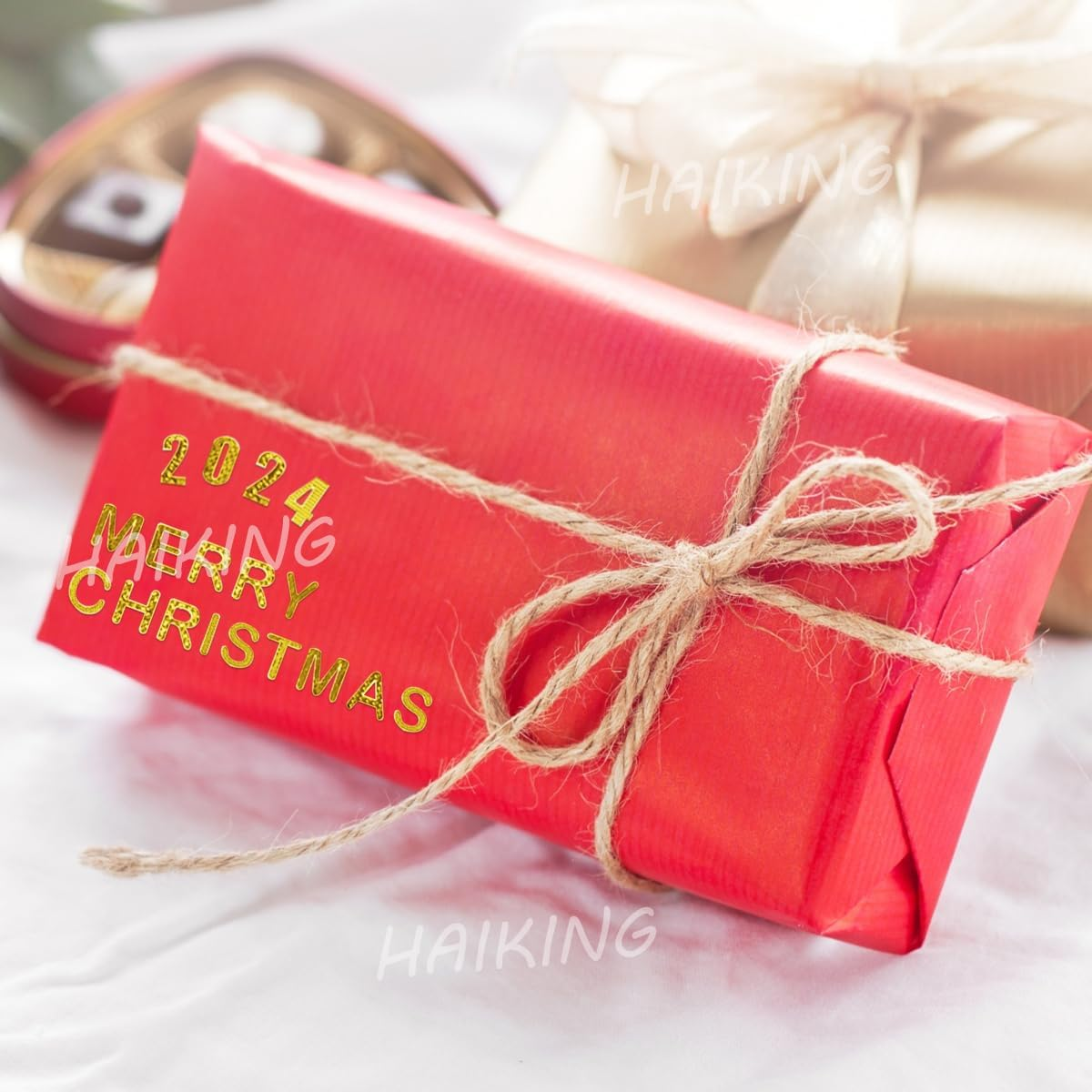 HAIKING Letter Stickers, 8 Sheets Alphabet Number Stickers for DIY Crafts, Decoration Arts (Gold)