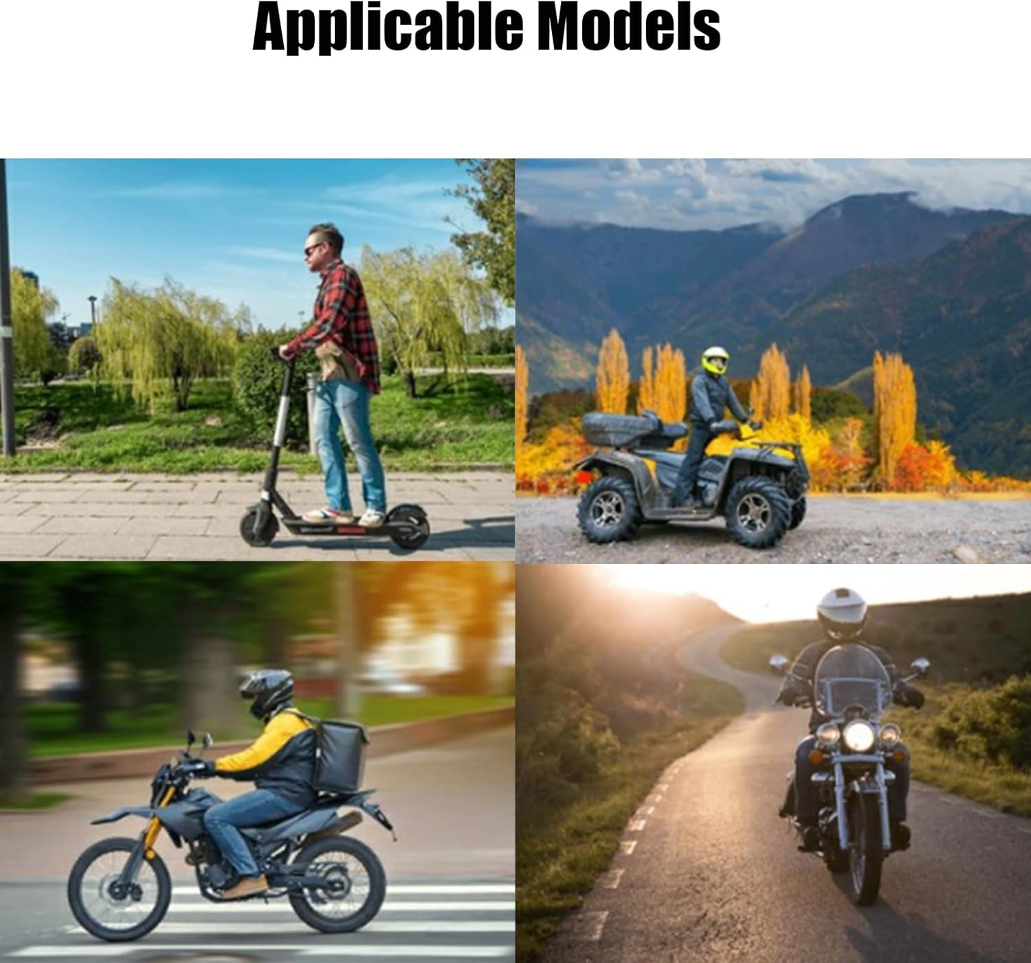 Motorcycle Locks anti Theft - Motorcycle Lock Heavy Duty for Grip Lock Brake,Portable Motorcycle Throttle Lock for Motorcycle Moped Motorbike Scooters ATV Dirt Bike,Blue image number 4