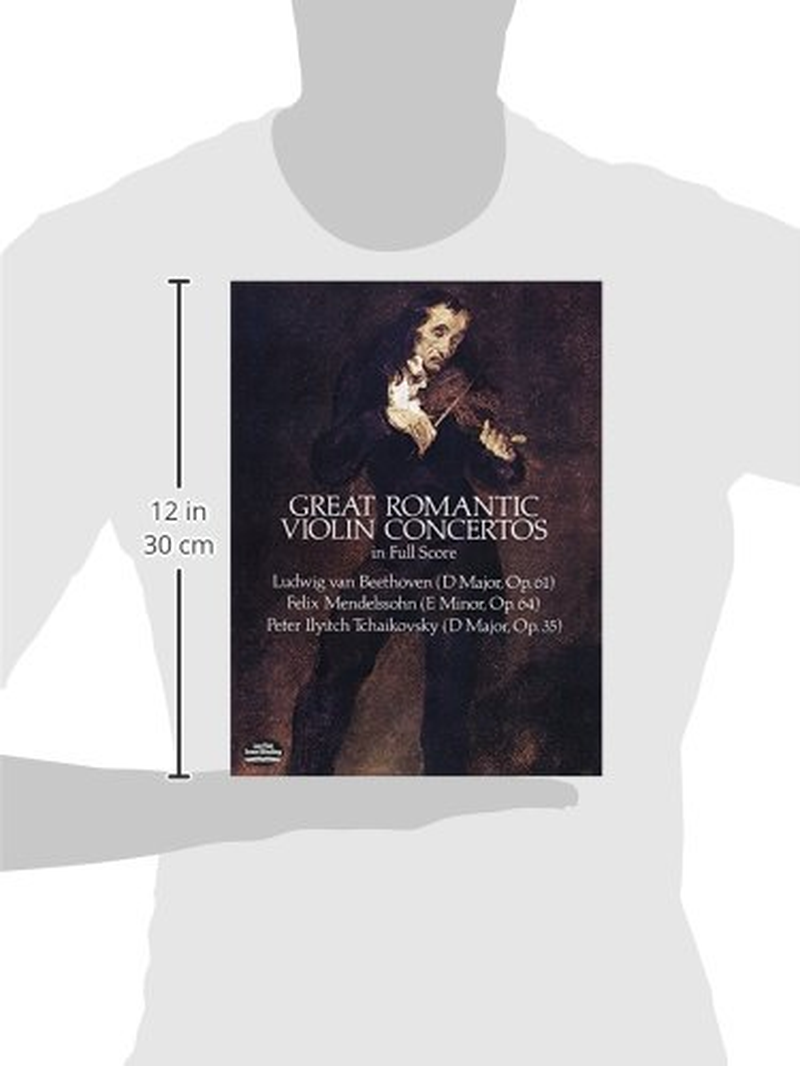 Great Romantic Violin Concertos in Full Score: Beethoven, Mendelssohn, Tchaikovsky image number 2