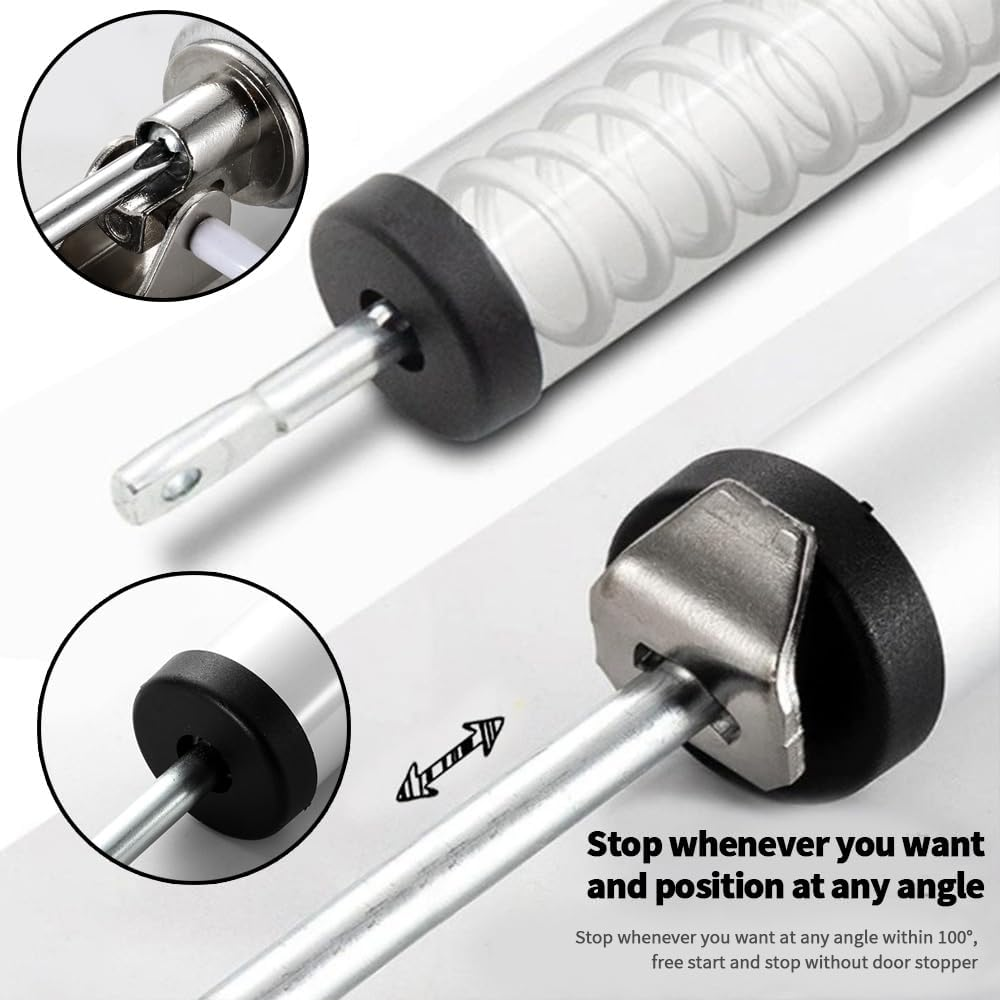 TOMVAES 2PCS Door Closer System,Screen, & Security Doors with Bracket & Clevis Parts for (Medium and Heavy Weight) Storm New Doors or Replacement for Previous Units