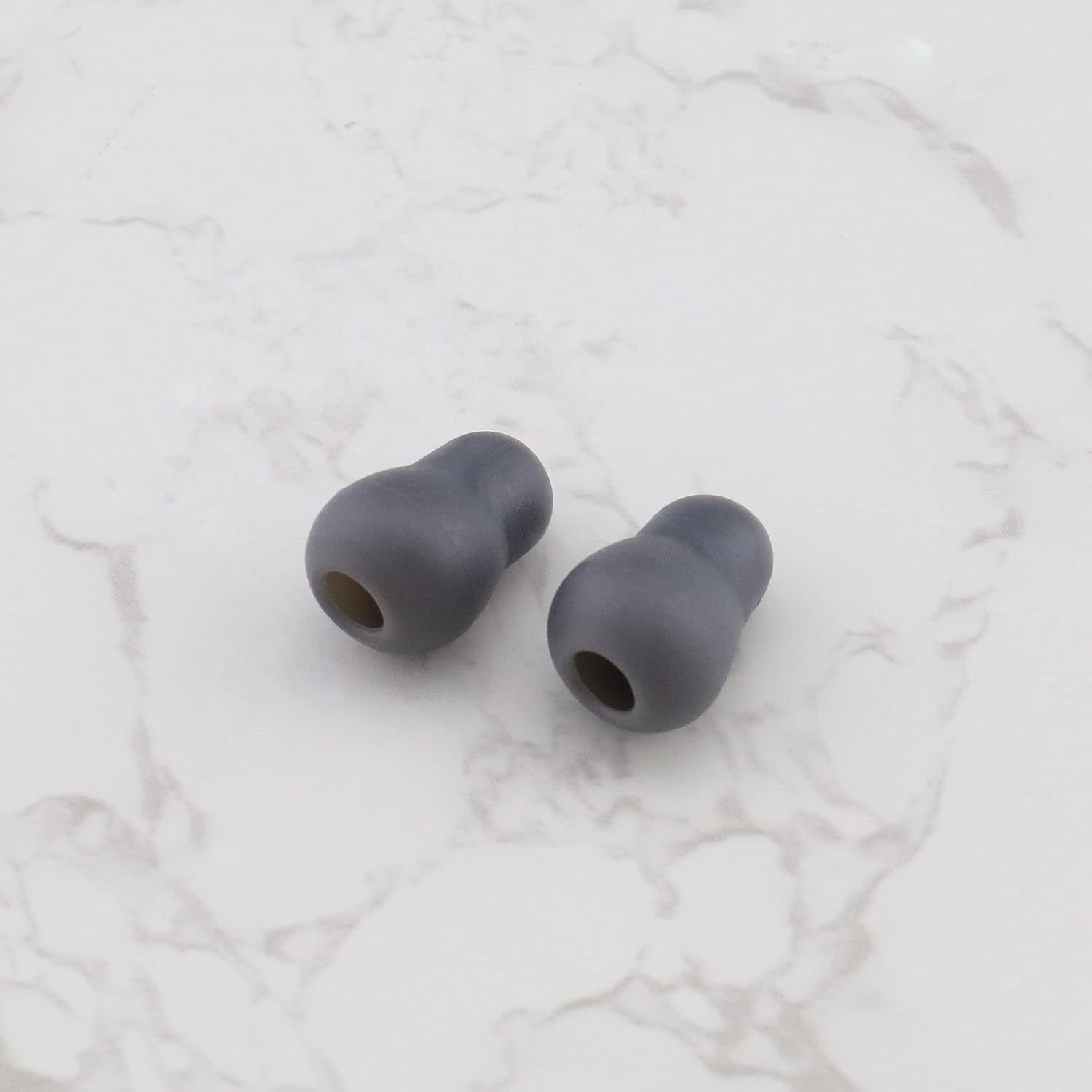 SING F LTD 20Pcs Soft Earplug Replacement Silicone Ear Plugs Comfortable Noise Cancelling Ear Plugs Accessories for Stethoscope Grey image number 6