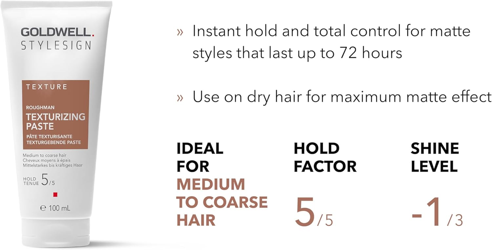 Goldwell Stylesign Roughman Texturizing Paste image number 5