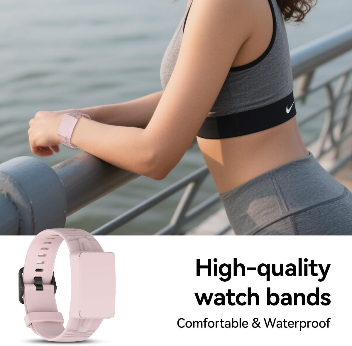 T Tersely 3Pack Adjustable Watch Bands Compatible with WHOOP 5.0/4.0/3.0, Soft and Durability Silicone Waterproof Whoop Straps for Enhanced Performance image number 2