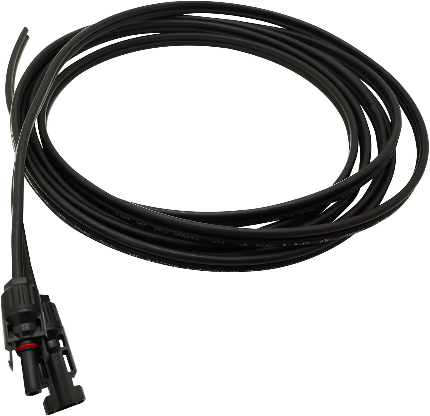 3M 10AWG UV Cable Solar Charging Cable to Non 2 Cores Solar Panel to Controller Good Electrical Conductivity and Stability