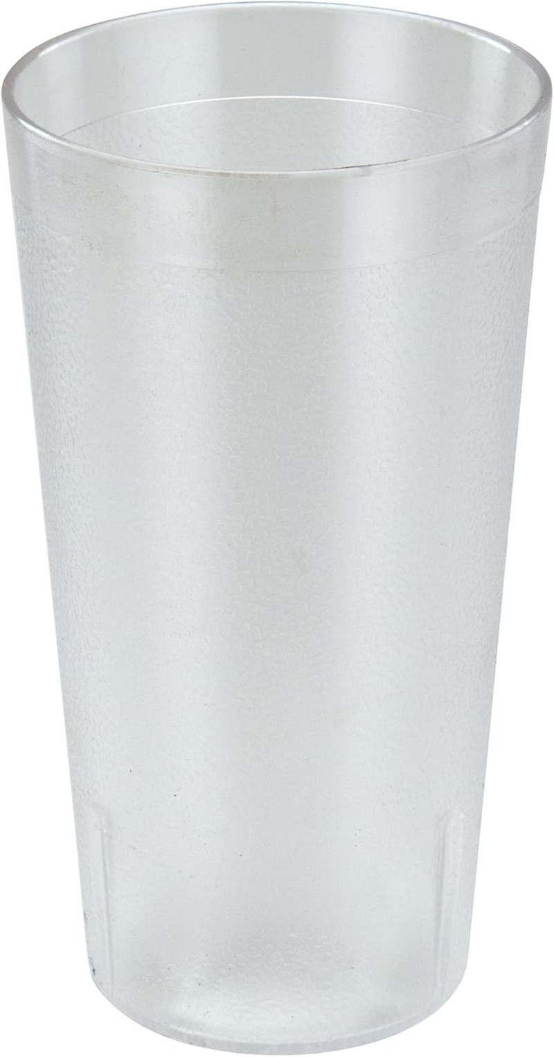 Winco Pebbled Tumblers, 16-Ounce, Clear image number 3