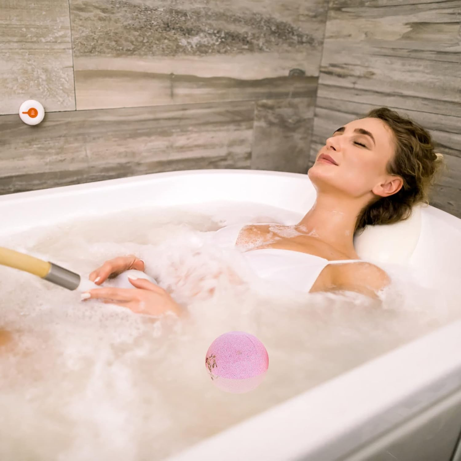 Essential Oil Bath Balls 9Pcs Boys and Girls Balls Natural Skin Care Vibrant Colors Scents image number 3