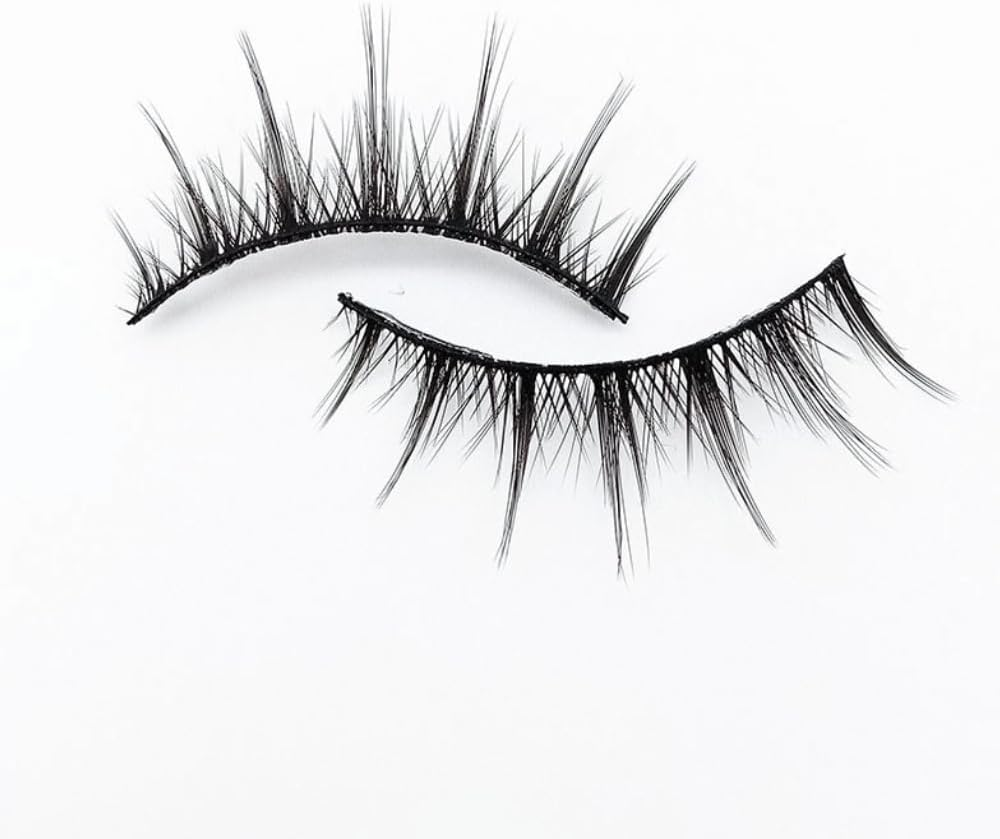 Poemtian 5Pairs False Eyelashes Japanese Style Thick Eyelash Extension Little Devil Cosplay Makeup Eyelashes Manga Lashes Natural Look Reusable Daily Eye Makeup Tool image number 4