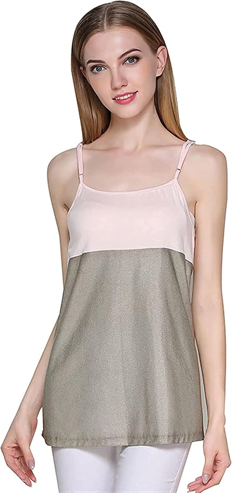 Maternity Wear, Shielding Radiation Suit anti Electromagnetic Household Appliances Pregnancy Protection Apron Clothes(Beige,Xxlarge)