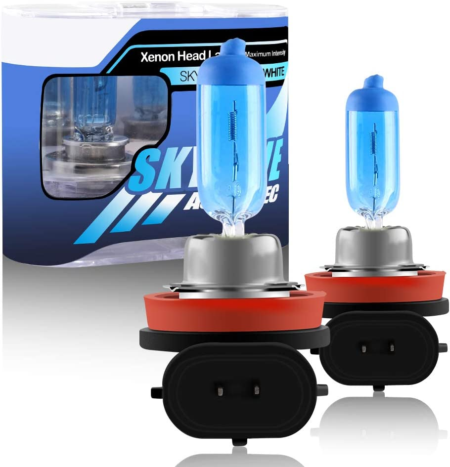 2Pcs H11 55W Super Bright White 5000K Halogen Xenon Light Bulb 12V Car Headlight Light Lamp Replacement image number 3