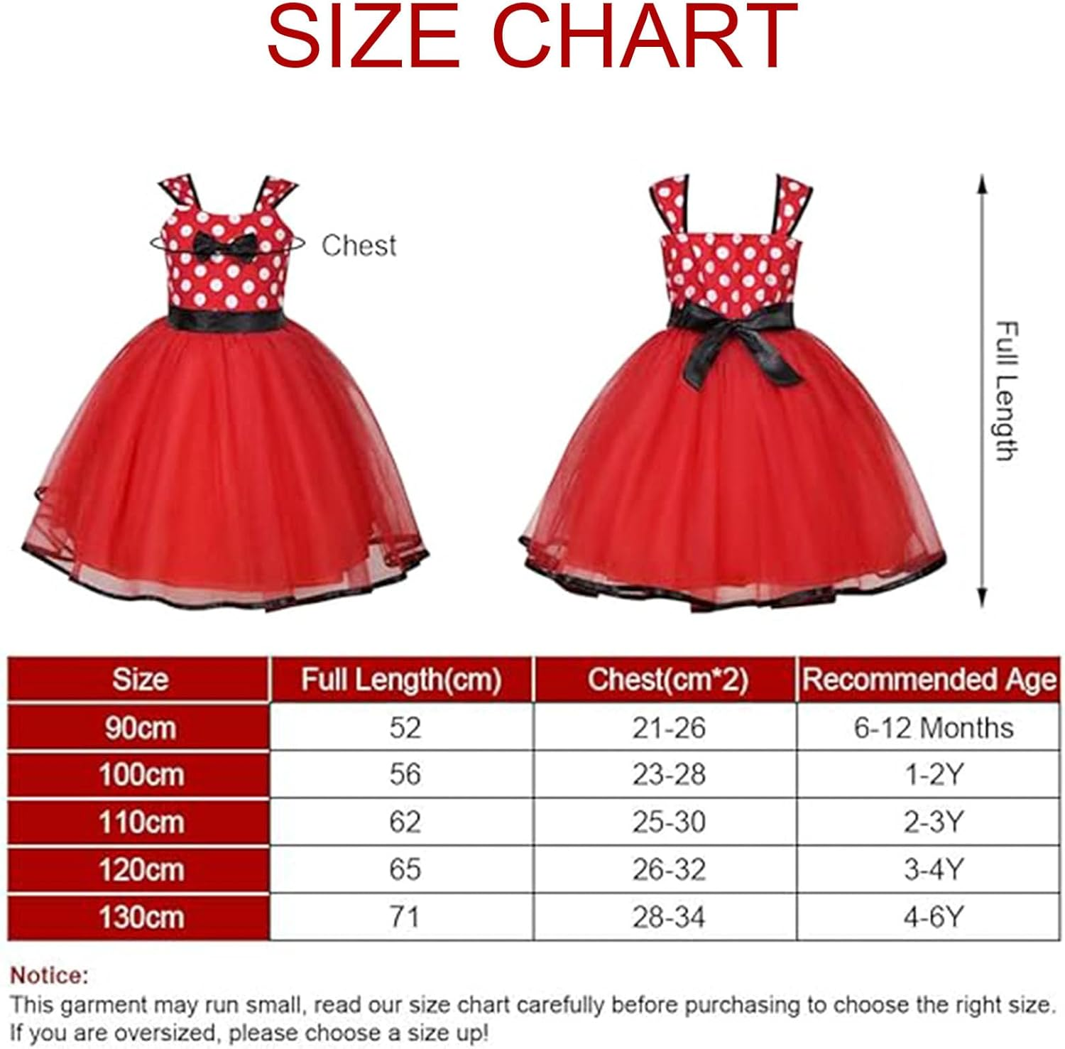 Girls Polka Dots Fancy Dress up Princess Costumes Tulle Dress Birthday Halloween World Book Day Cosplay Party Dresses Up image number 4
