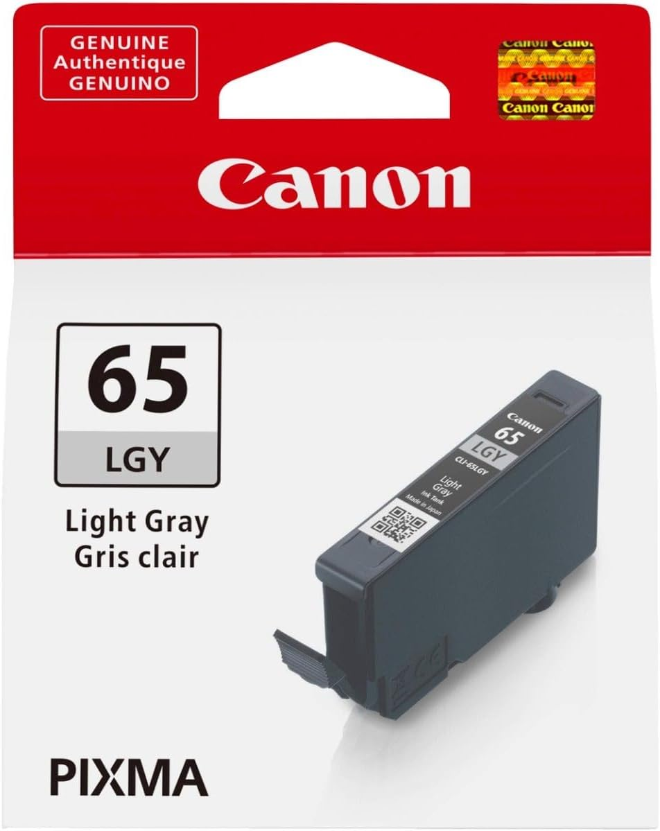 Canon CLI65LGY Ink Tank, Light Grey - for Canon Pixma PRO-200
