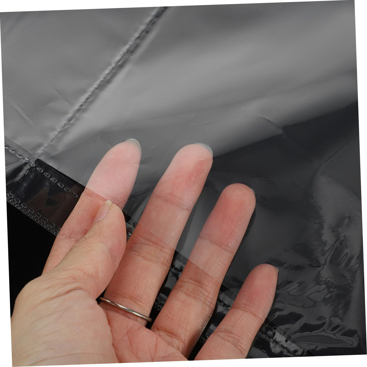 Parliky 50Pcs A4 Photo Album Pages 4-Hole Postcard Pockets Looseleaf Album for Photo Collector'S Sleeves image number 3