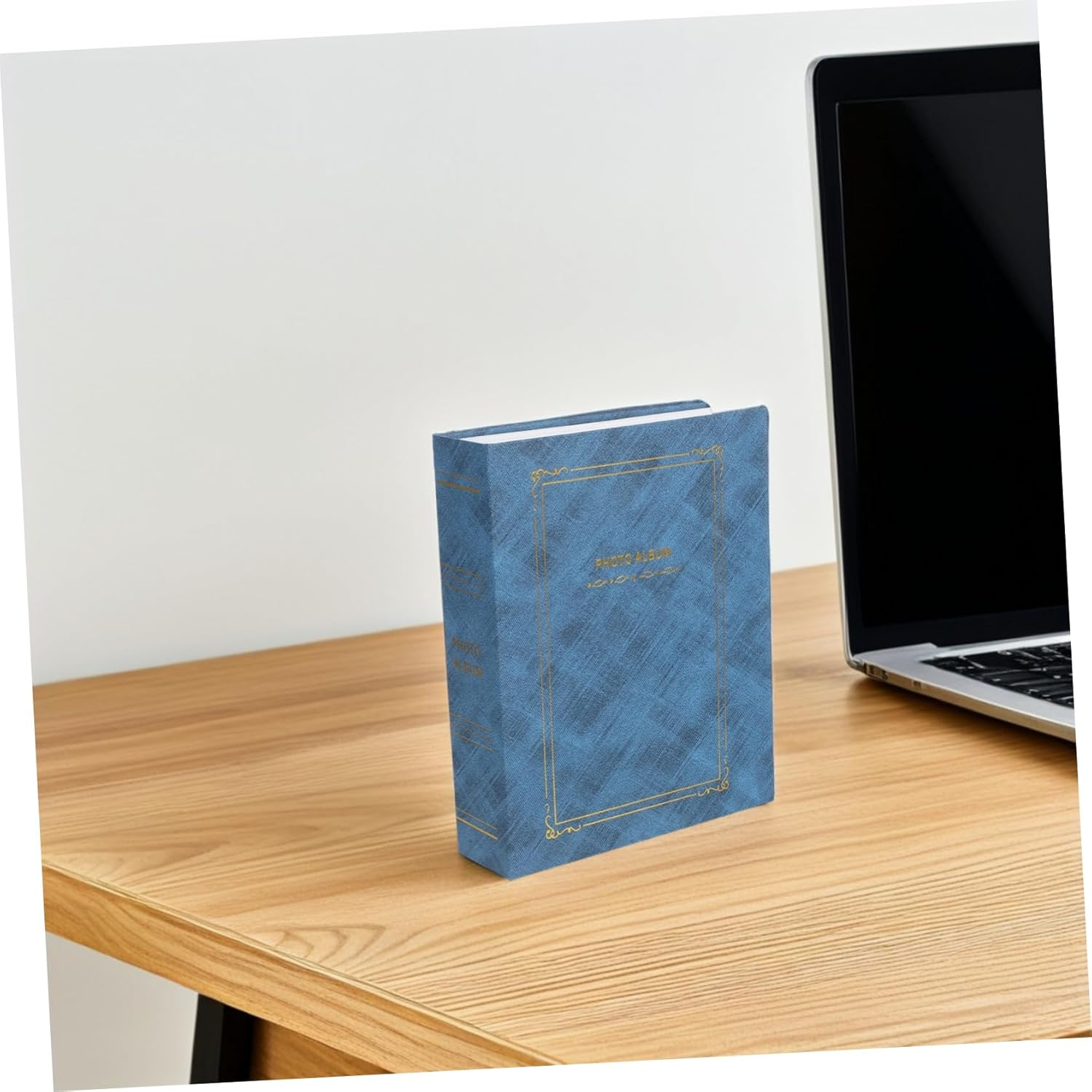 Family Memory Book Capacity Photo Album for Graduation Weddings Special Events Storage Scrapbook for Cherished Pictures with Foil image number 5