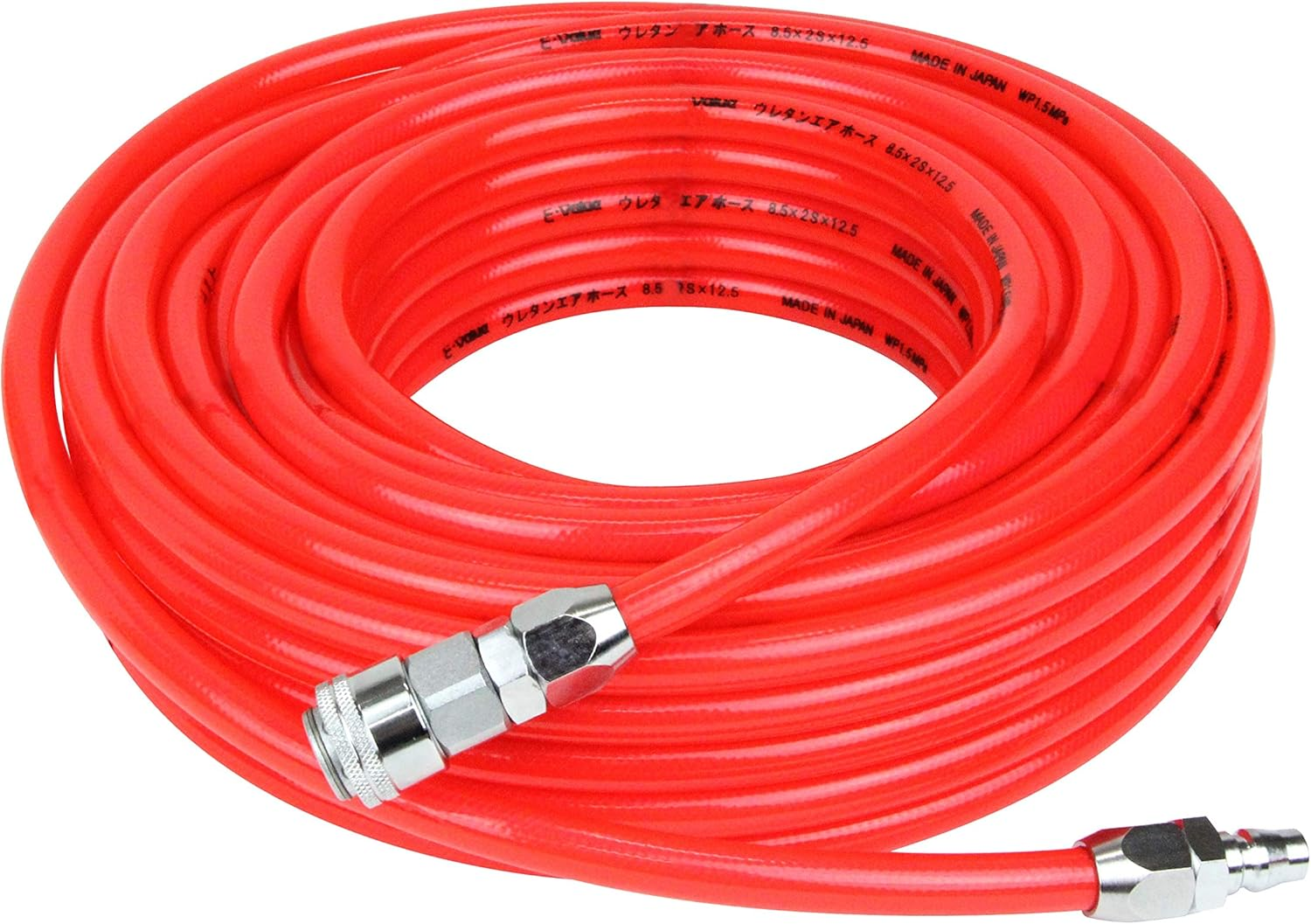 E-Value EUH-20W Urethane Air Hose, Inner Diameter 0.3 X Outer Diameter 0.4 Inches (7 X 10 Mm), 65.6 Ft (20 M), Clear image number 4
