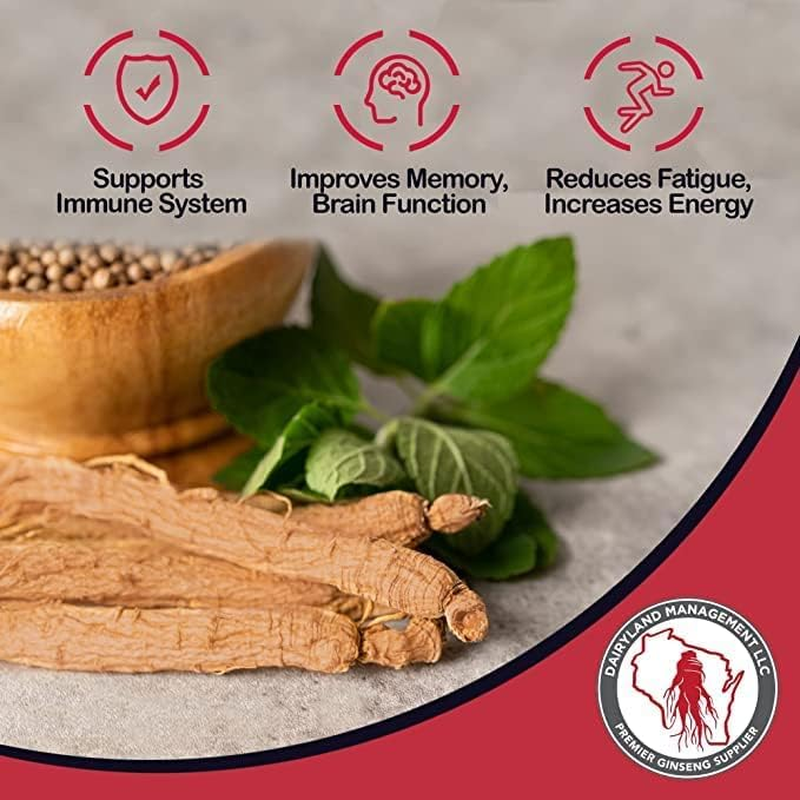 Red Panax Ginseng Powder with Natural Ginsenosides - Supports Healthy Energy, Vitality, Mood and More image number 2