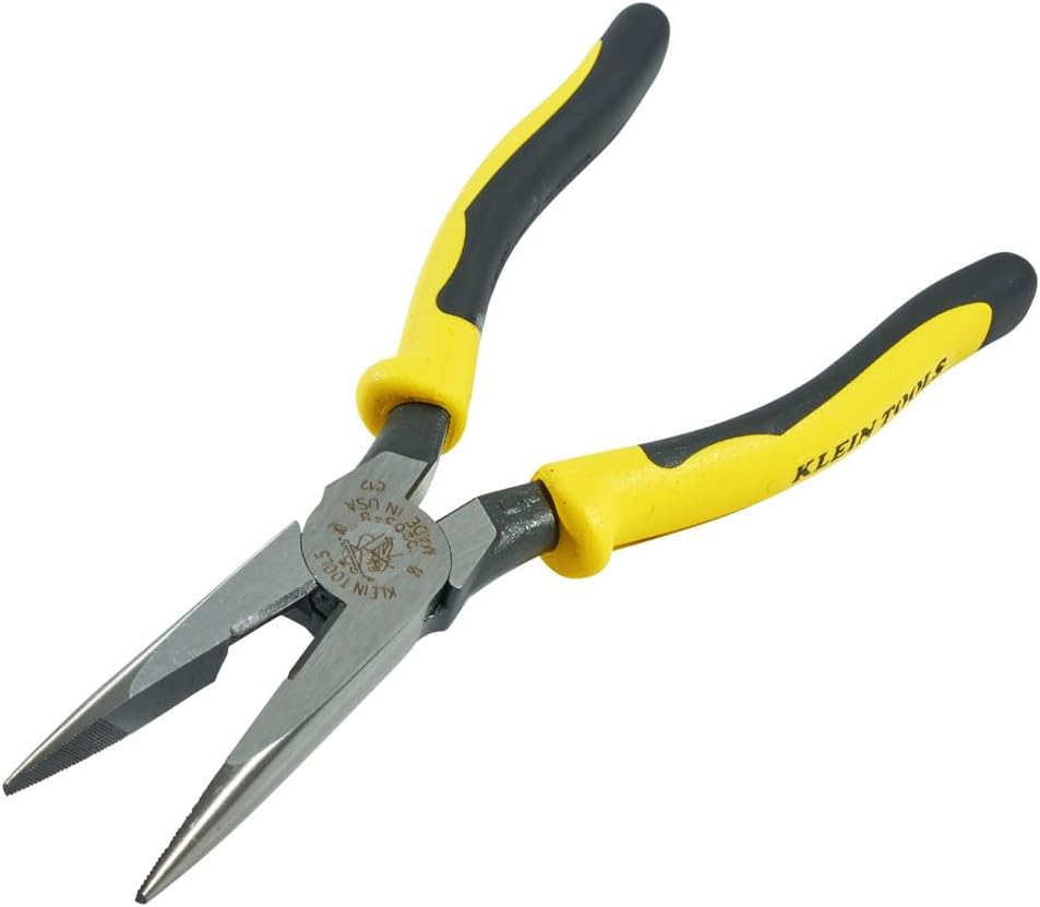Klein Tools J203-8 Needle Nose Pliers with Cutter, Heavy Duty 8-Inch Journeyman image number 4