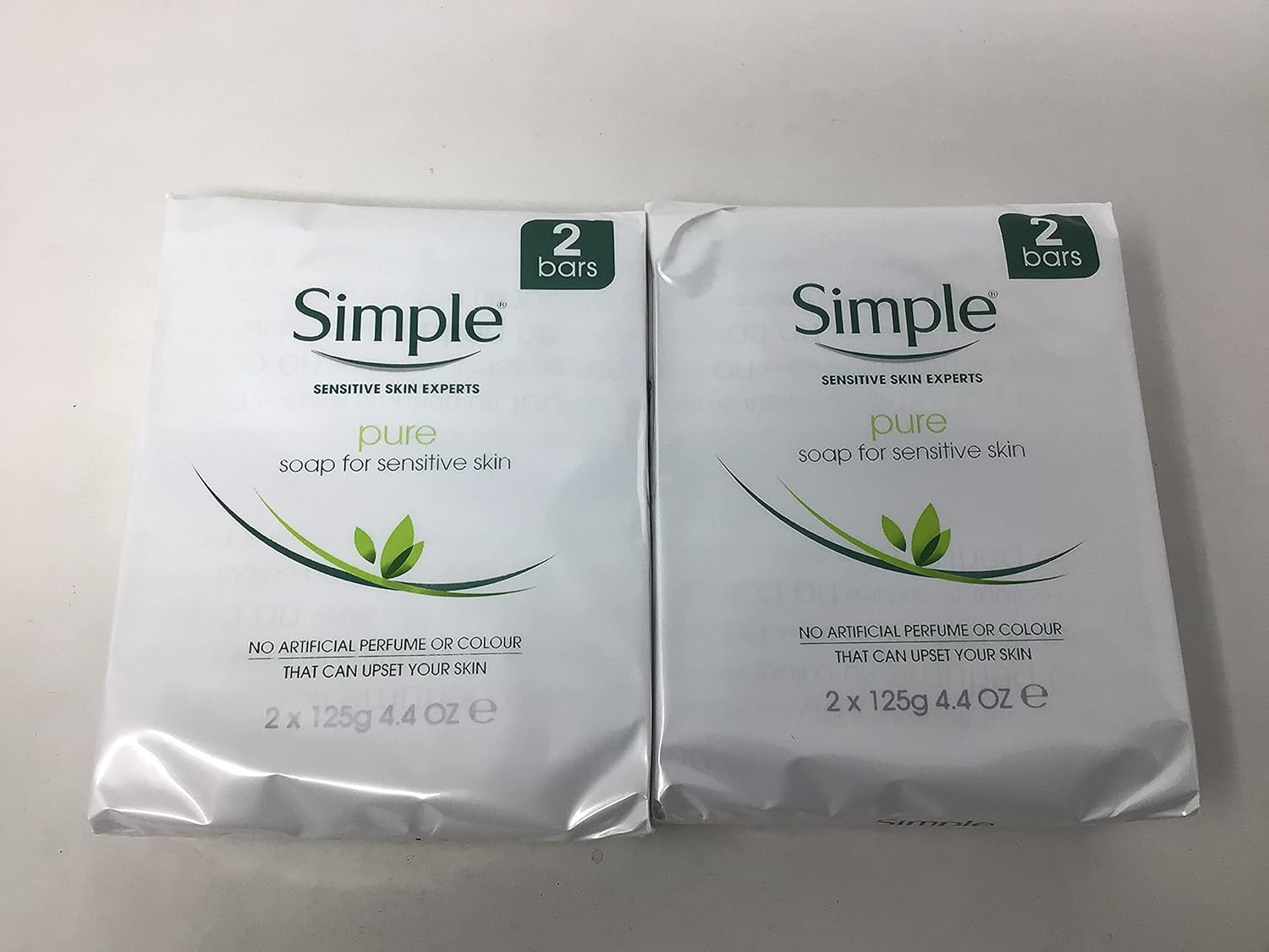 Simple Soap for Sensitive Skin, 125 G (2 Bars) image number 5