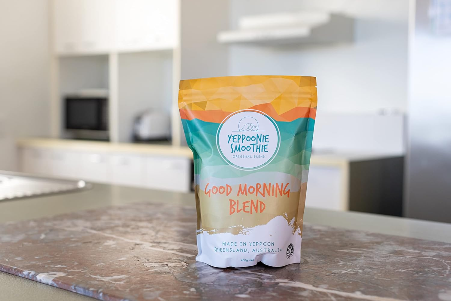 Yeppoonie Smoothie Aussie Plant Based Goodness - Good Morning Blend - 450G image number 4