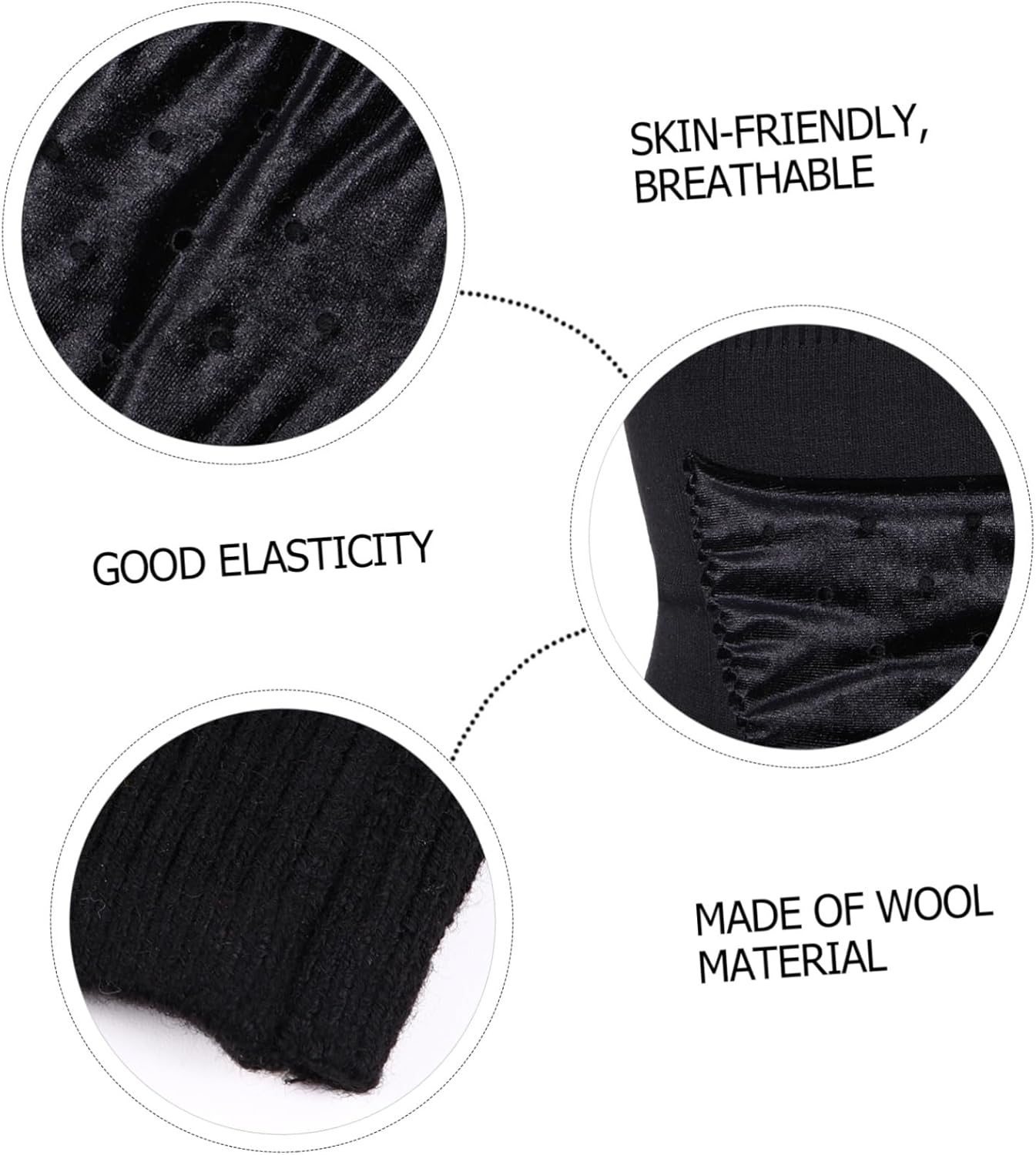 Warm Wool Hip Support Belt Pregnancy Belly Support Band for Lower Back Stomach Warming Protector image number 3