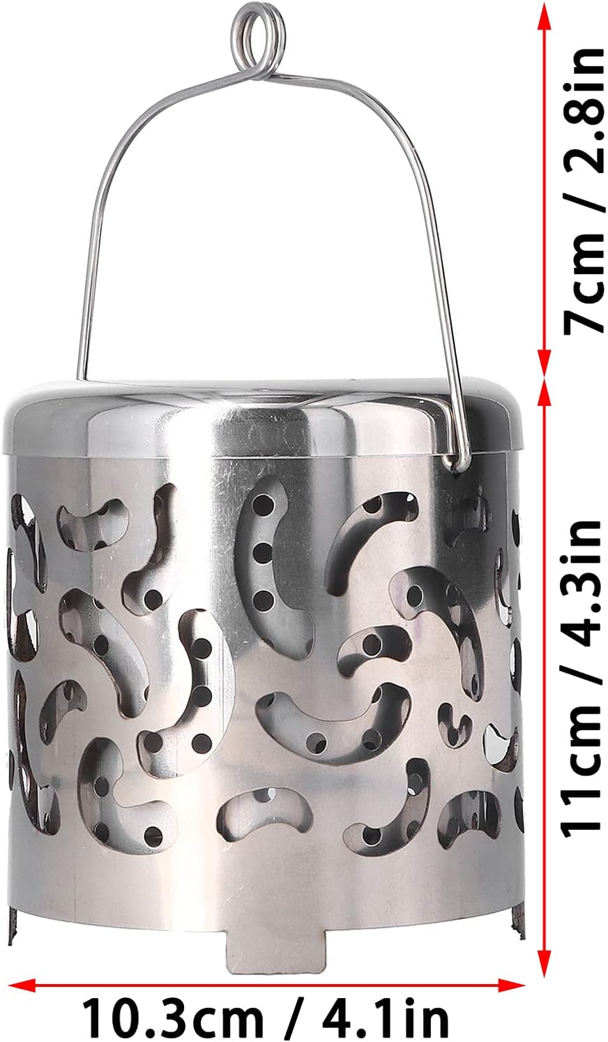 Tabletop Fire Pit, Portable Smokeless Fire Pit with Stand Stainless Steel Mini Fireplace Portable Outdoor Firepit for Camping Travel Picnic Backyard Patio Garden Decor image number 4