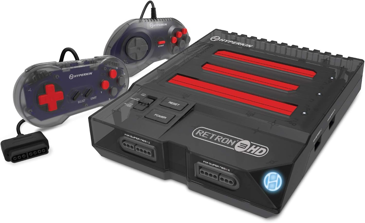 Hyperkin Retron 3 HD 3-In-1 Retro Gaming Console for NES, Super Famicom, and Genesis/Mega Drive (Space Black) - Sega Genesis