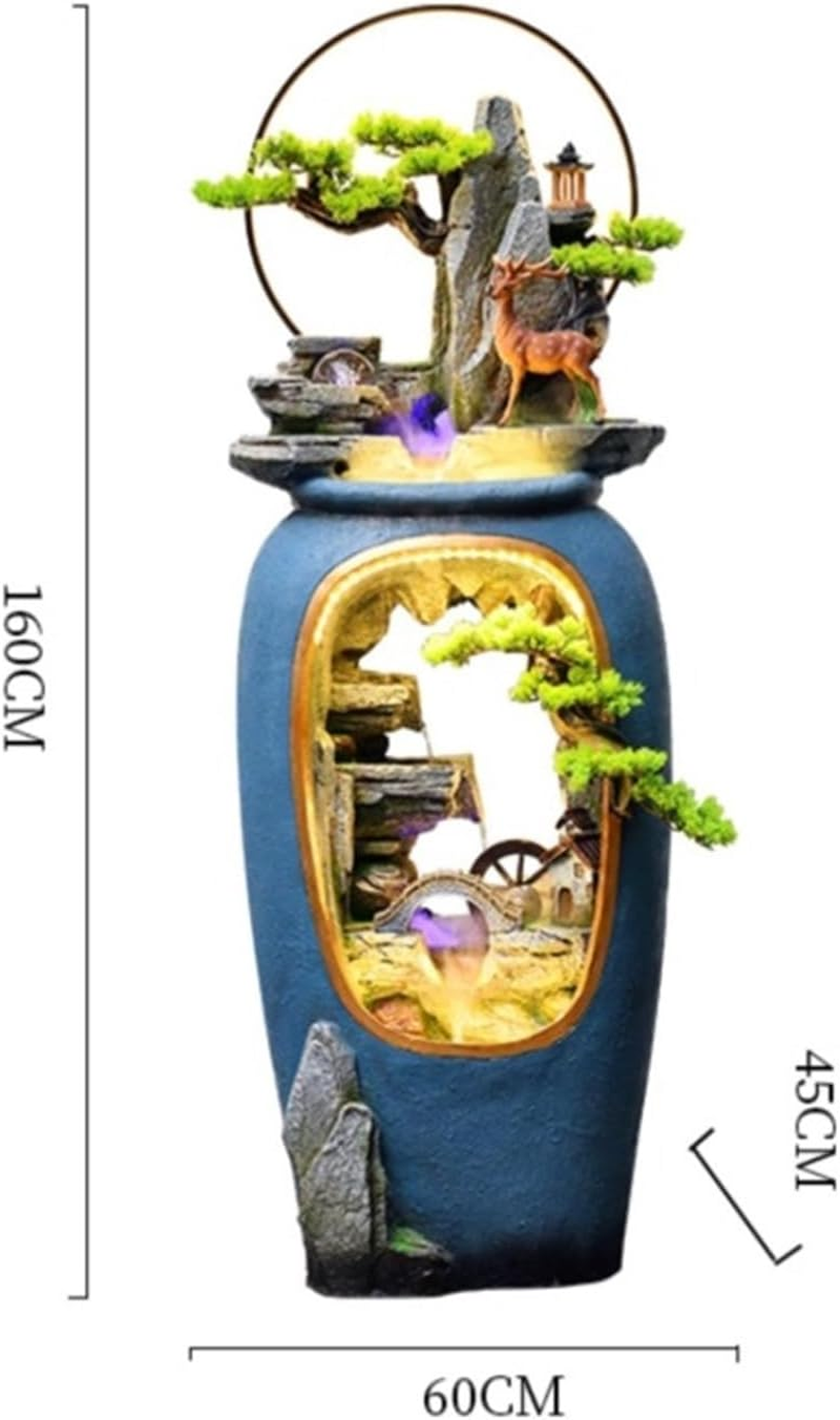 Outdoor Fountain Chinese Water Fountain, Living Room Courtyard Floor Decoration, Garden Office image number 1