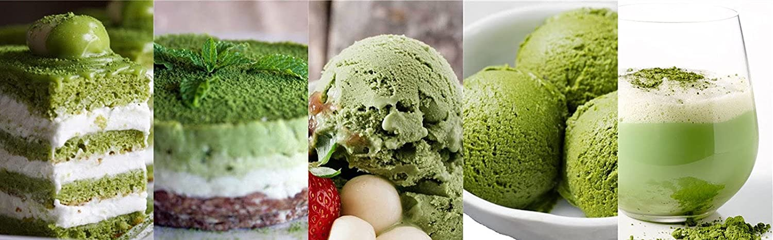 Saikou Matcha Green Tea Powder 3.5Oz (100G) Premium Culinary Grade USDA Organic Certified for Lattes, Smoothies, Baking, Herbal Tea, Detox Tea & Slim Tea Natural Energy & Sugar Free image number 5