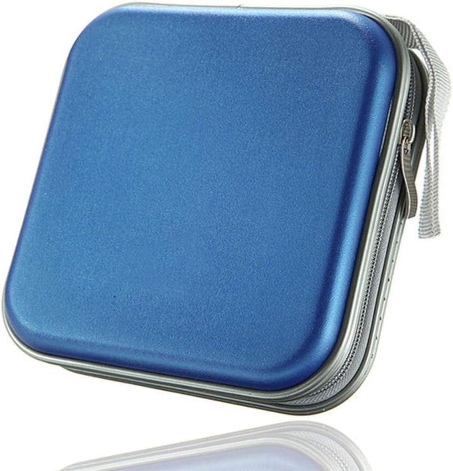 Storage Album Bag Hard Case Double-Sided DVD Storage Case, DVD Wallet Holder, CD/DVD Case Wallet 40 Discs Are Easy to Carry and Organize and Can Hold Your Old CDS image number 5