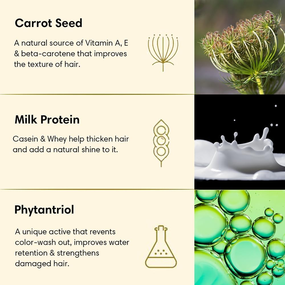 The Earth Collective Hair Cleanser Colour Treated Hair, 200 ML - Maintains Shine of Coloured Hair, No Harmful Chemicals image number 3