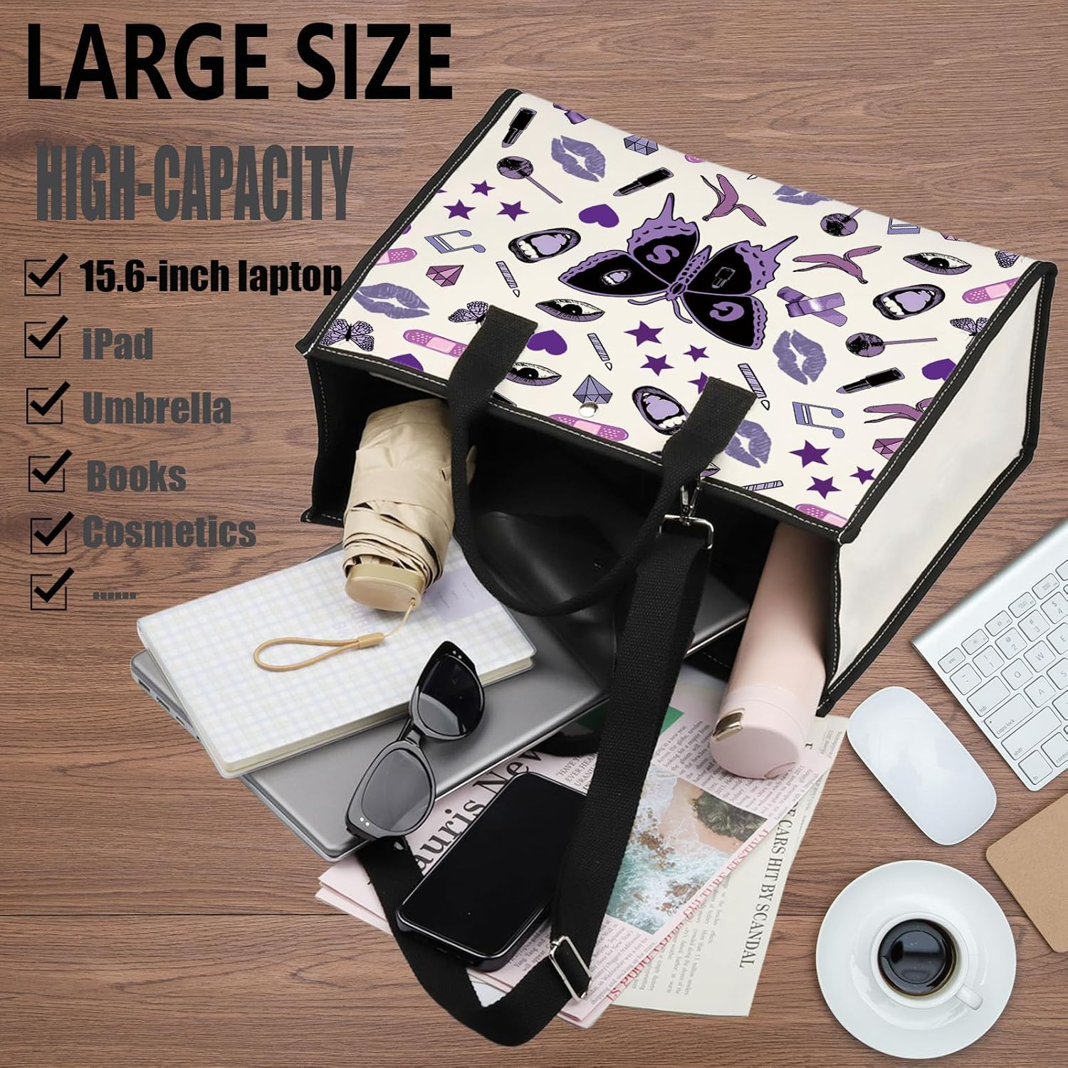 WZMPA Guts Musical Cosmetic Bag Singer Fans Gift Singer Album Makeup Zipper Pouch Bag Singer Lyric Merchandise - Gu Tg image number 4
