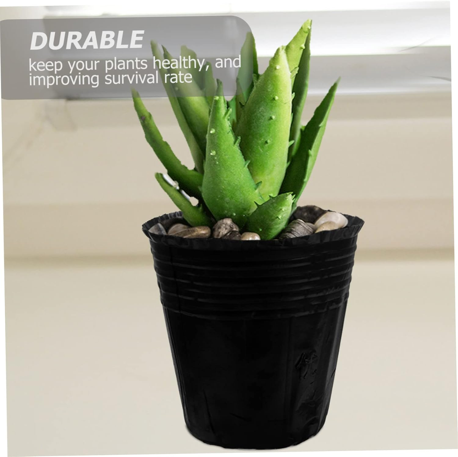 100Pcs Planting Bags Sturdy Nutrient Bags Practical Planting Cups for Growbag Seeds Sprouting Seeds Use image number 2