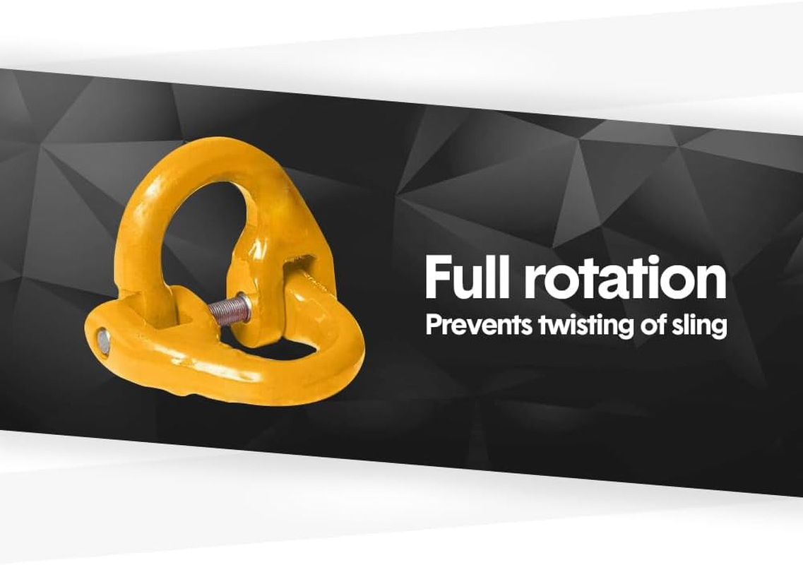 2 Pack Sling Hook with Hammerlock Heavy Duty Safety Sling Hooks 7/8Mm for Cavan Camper Trailer Connecting Extend Safety Chain 2T image number 3