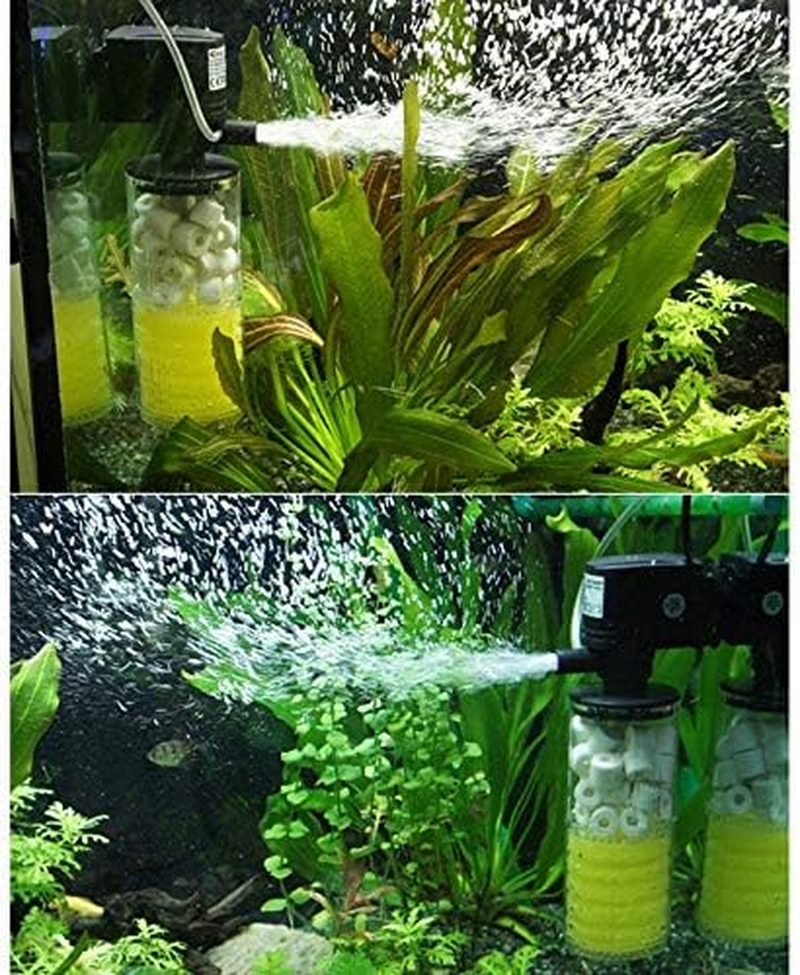 Internal Filter - 3 in 1 Aquarium Filter Fish Tank Filter for Aquarium Air Pump Air Oxygen Increase Aquarium Internal Filter Aquarium Pump FA0013 (1380F EU Plug)
