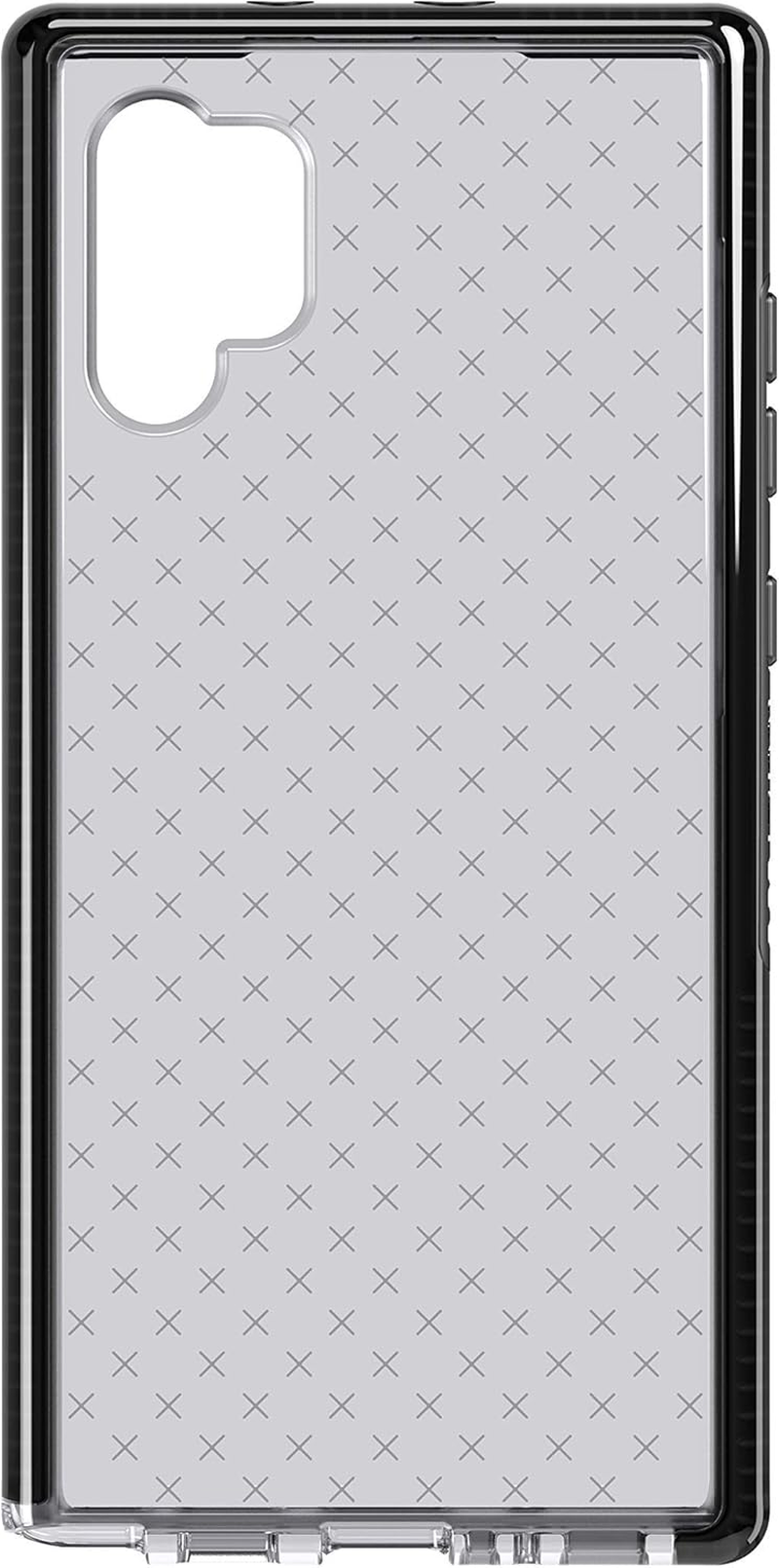 Tech21 Evo Check Phone Case Cover for Samsung Note 10+ (Plus) - Black/Smokey image number 2