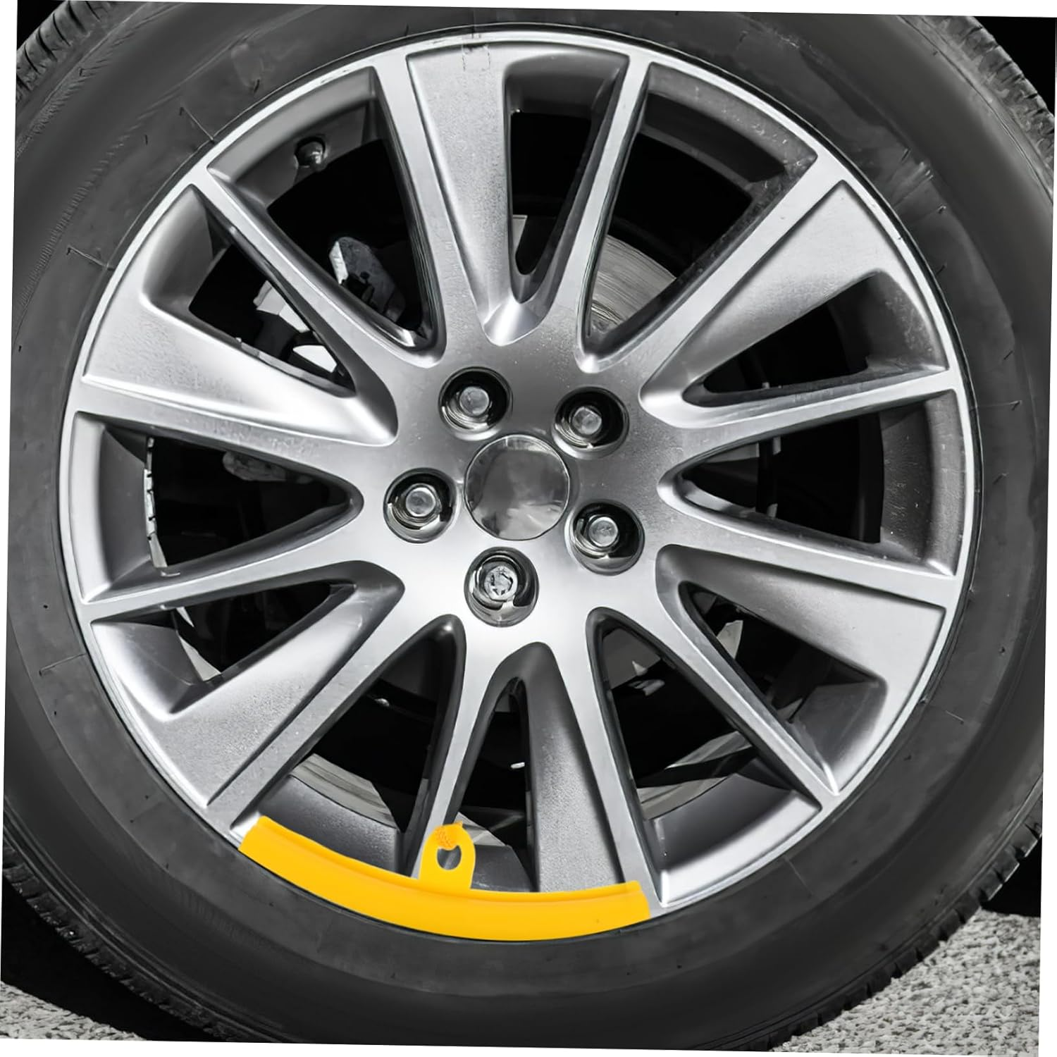 SUPVOX 5Pcs Car Rim Protectors Wheel Rim Covers for Automotive Motorbike Accessories Parts image number 4