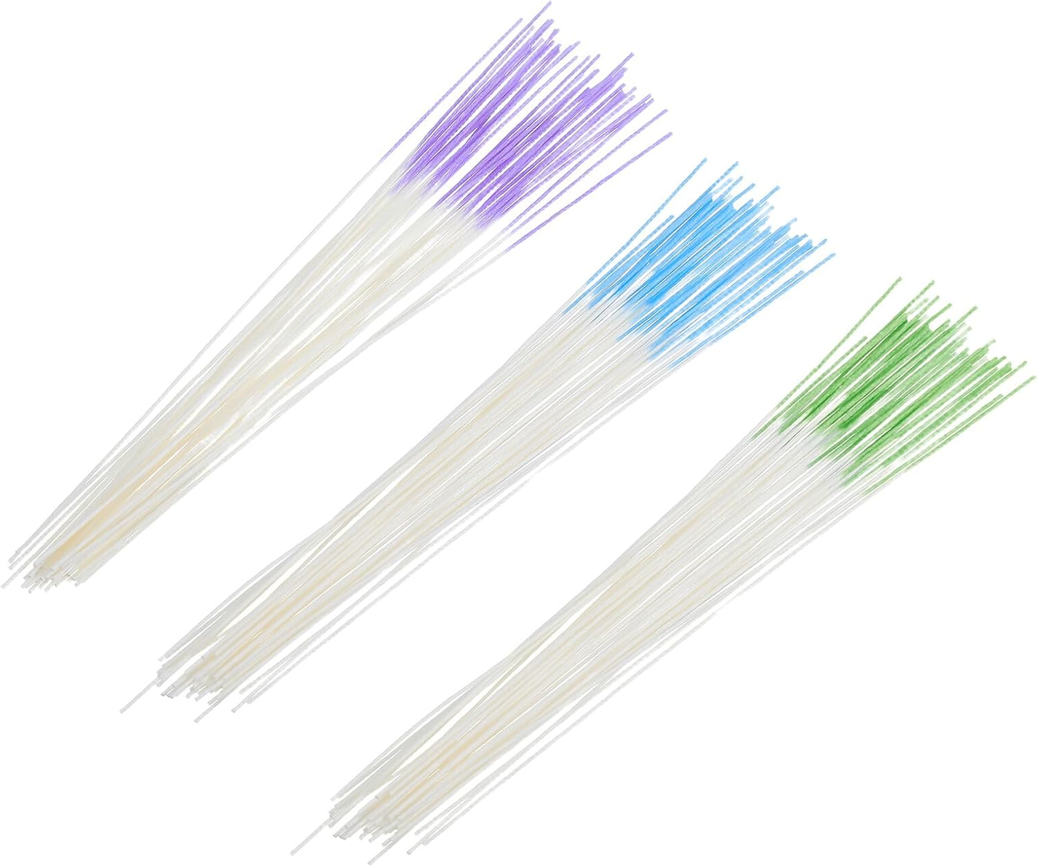 GLSTOY 180Pcs Disposable Piercing Aftercare Cleaning Threads Ear Hole Floss with 3 Colors Green Purple Pink 60Pcs Each for Ear and Nose Piercing Hygiene Care image number 6