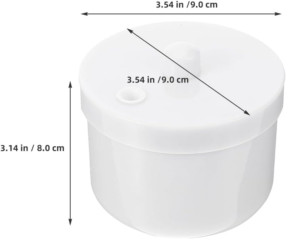 WRITWAA 3Pcs Nail Tool Cleaning Box: Manicure Supplies Drill Bit Efficient Cleaning and Storage Box - for Nail Salons & Home Use image number 3