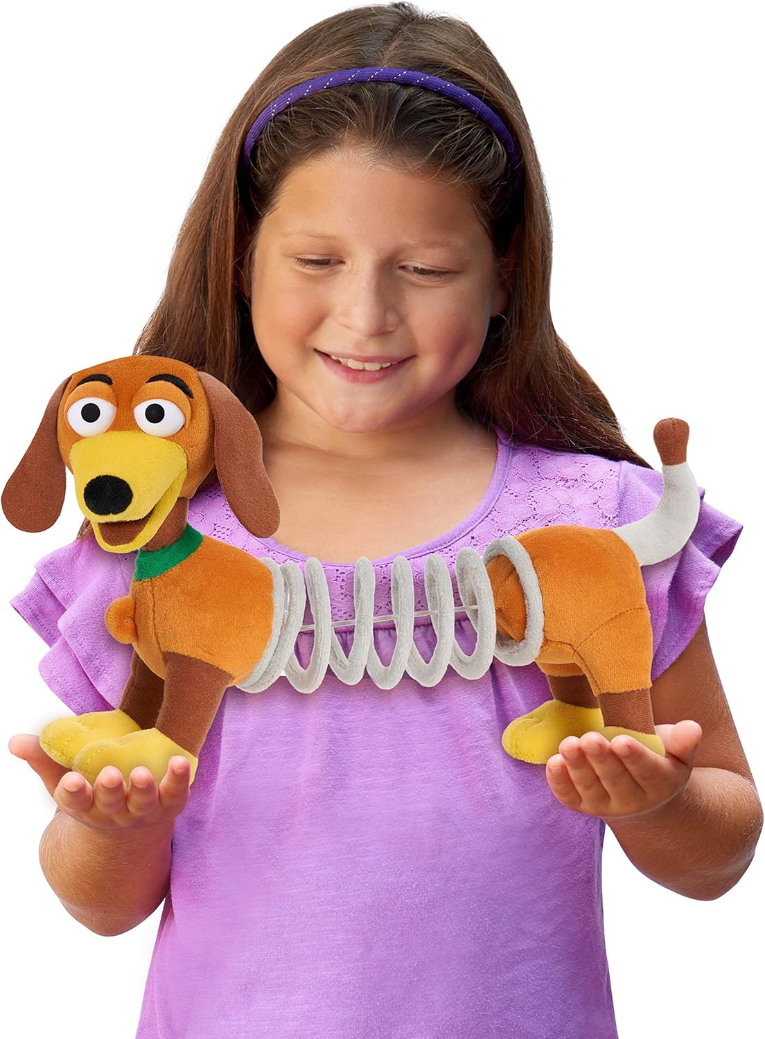 Disney and Pixar Toy Story Slinky Dog Plushie, Kids Toys for Ages 18 Month by Just Play