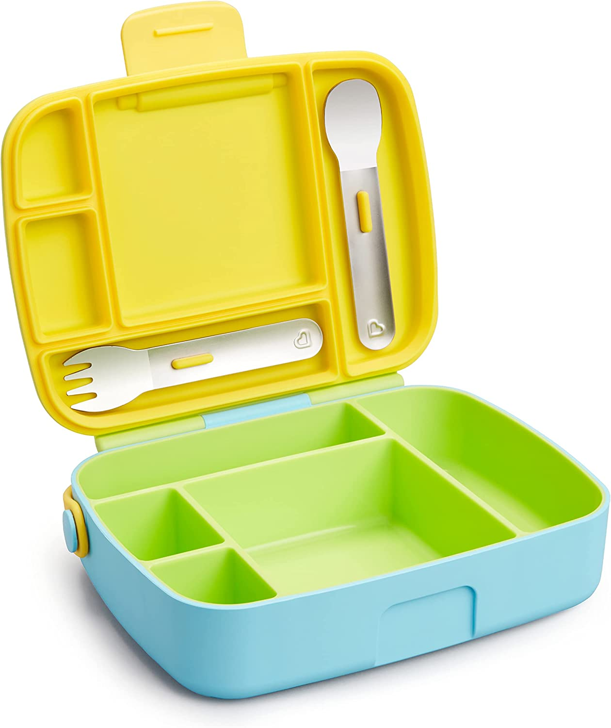 Munchkin&reg; Lunch&trade; Bento Box for Kids, Includes Utensils, Green