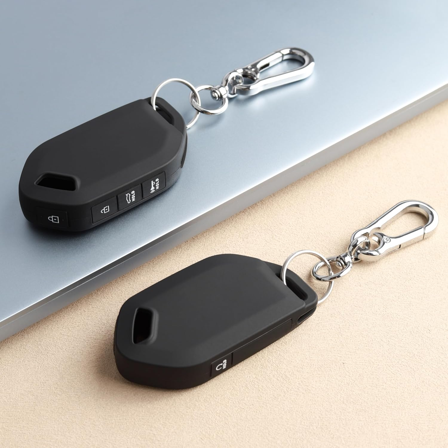 TANDRIVE 5-Button Key Fob Cover for Kia 2026 Sportage 2026 2025 K4 K5 Sorento Telluride 2022-2026, Silicone, 2-Pack, Black image number 6