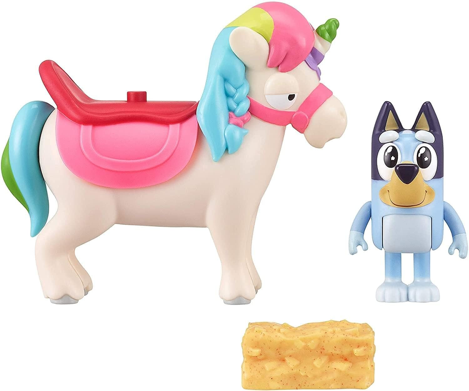 Bluey Vehicle and Figure Pack, 2.5-3" Articulated Figures - Unipony (13050) image number 2