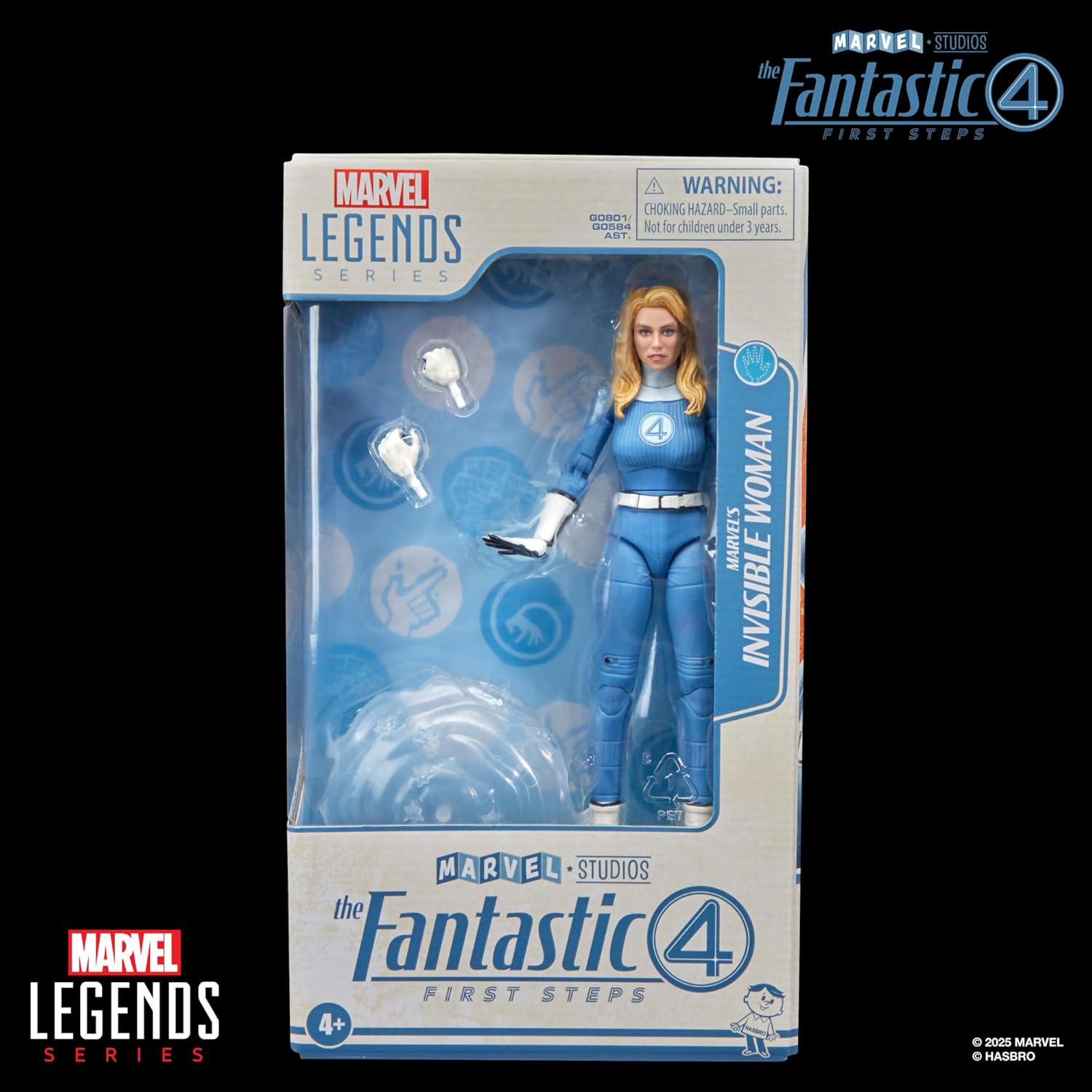 Marvel Legends Series Marvel'S Invisible Woman, the Fantastic Four: First Steps Sue Storm Movie Collectible 6 Inch Action Figure Toy image number 6