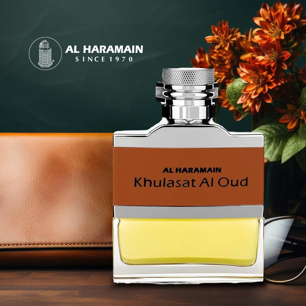 Khulasat Al Oud by Al Haramain for Men - 3.3 Oz EDP Spray