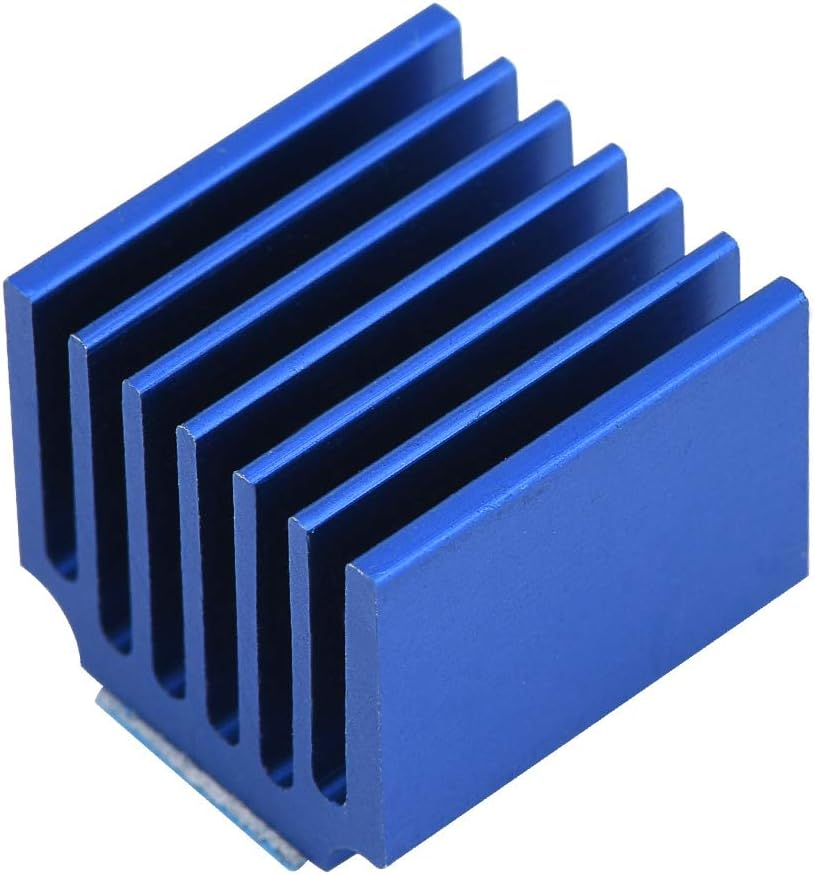 10Pcs Aluminum Stepper Motor Driver Heatsink Cooling Fin with Back Glue Suitable: for 3D Printer TMC2100 / Stepper Motor Driver image number 3