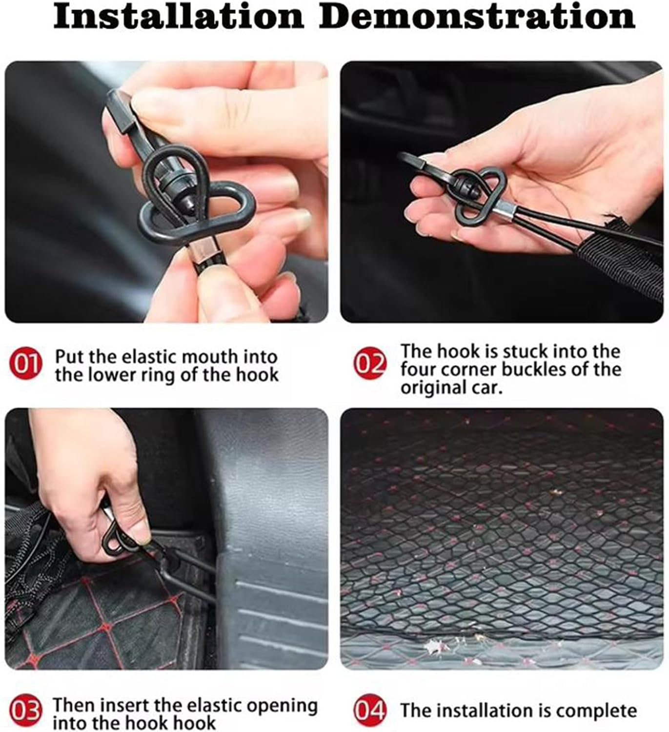 BYD Shark 2025 Car Trunk Organizer & Storage Net Heavy Duty Cargo Organizer Bag for Efficient Rear Trunk Organization, Car Accessories image number 1